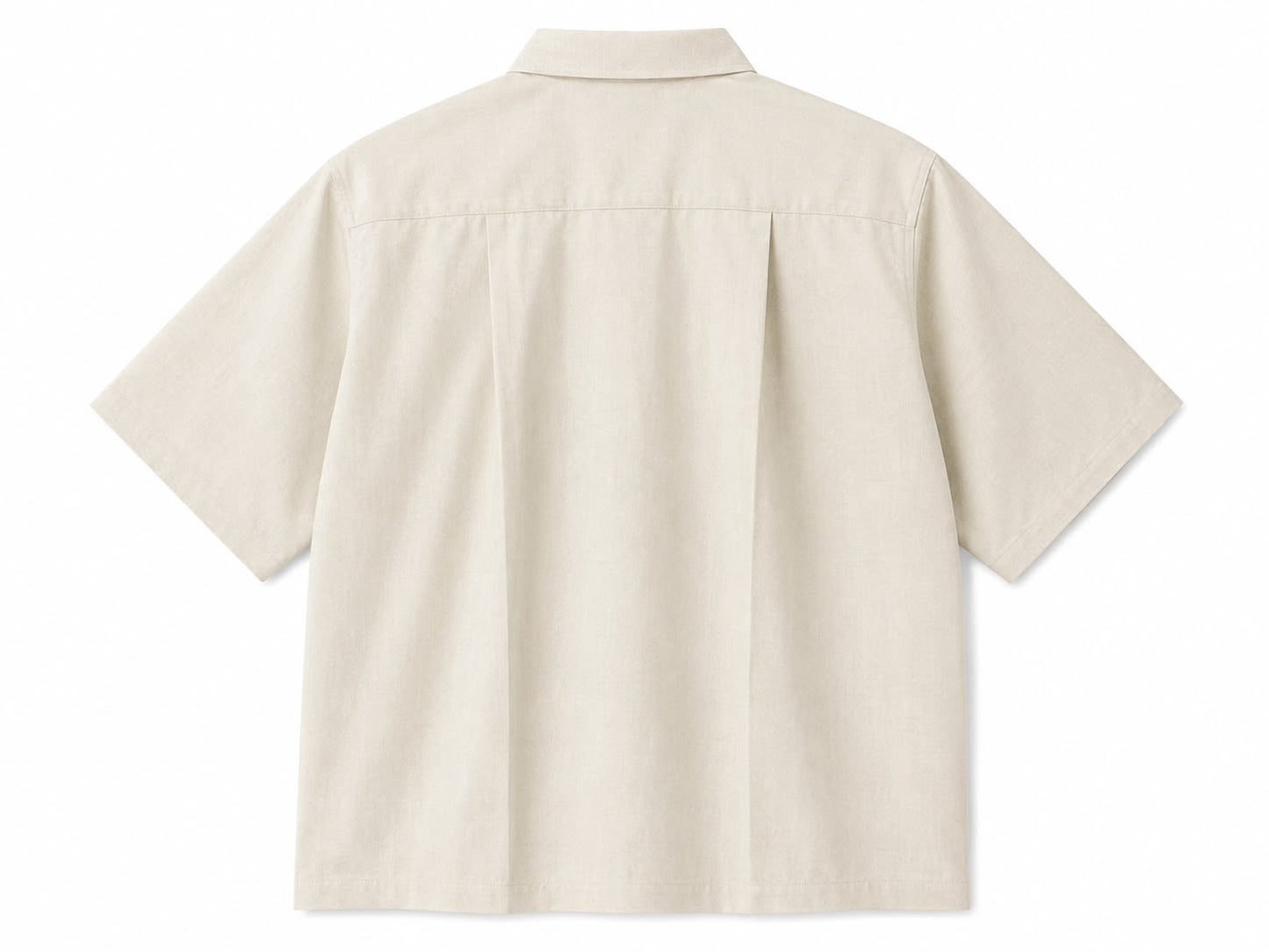 OFFGRIDS Unisex Beige Boxy Shirt | Premium Oversized Half Sleeve Streetwear Shirt