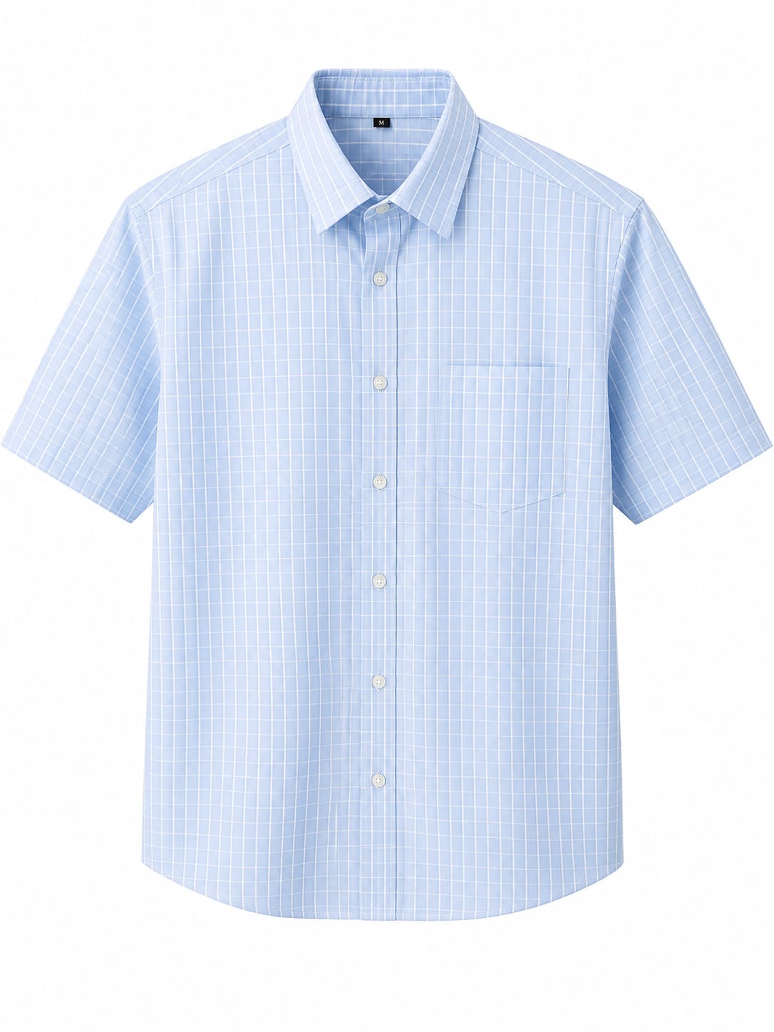 Skyline Blue Check Oversized Shirt