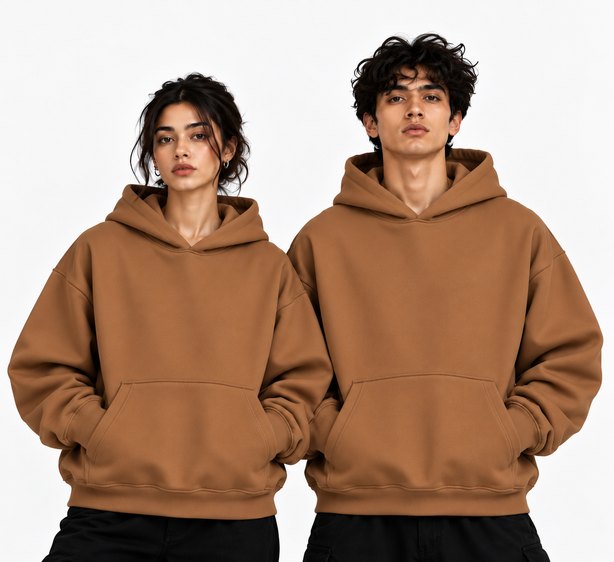Boxy Fit Basic Hoodie's