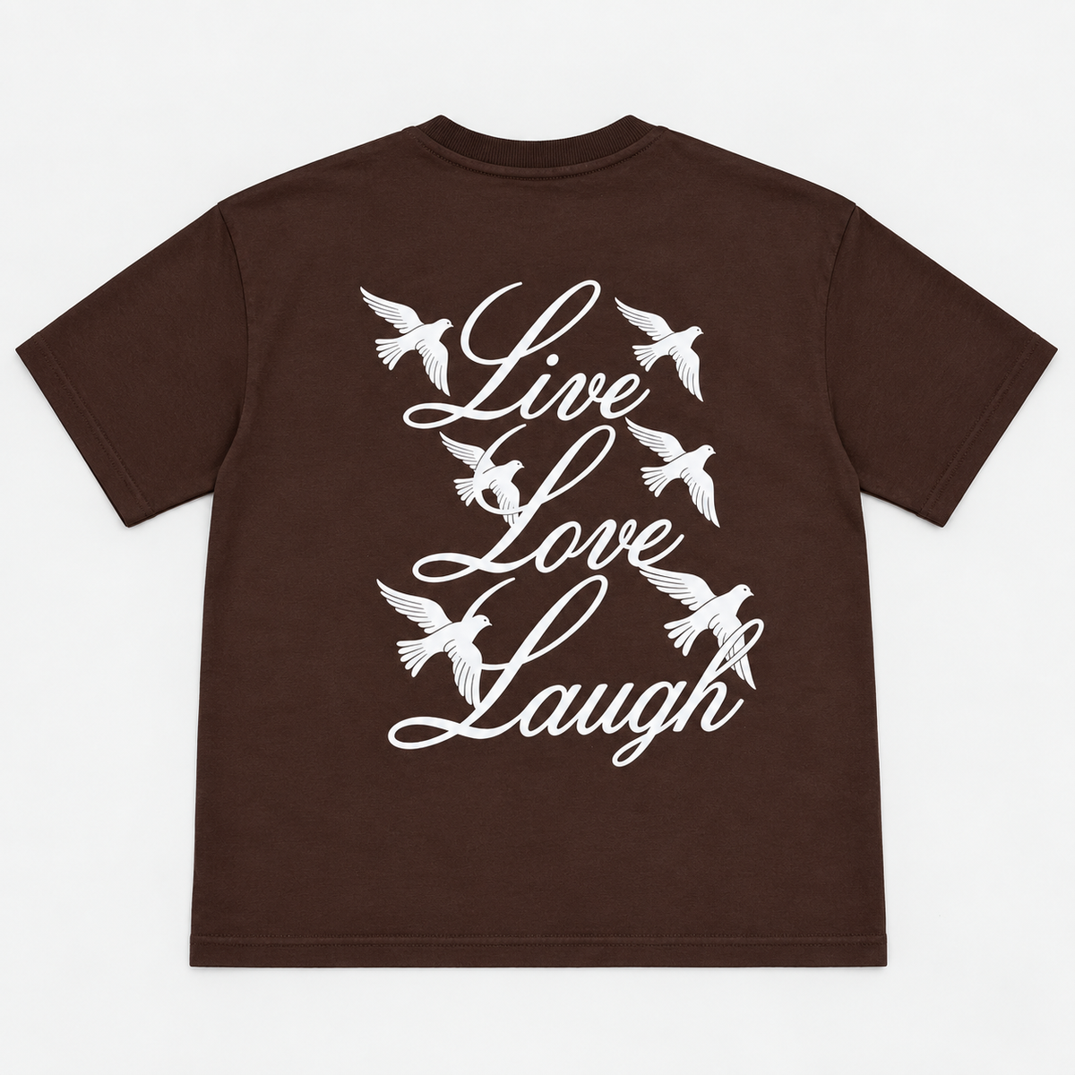 OFFGRIDS Alpha Chi Floral Graphic T-Shirt – Brown