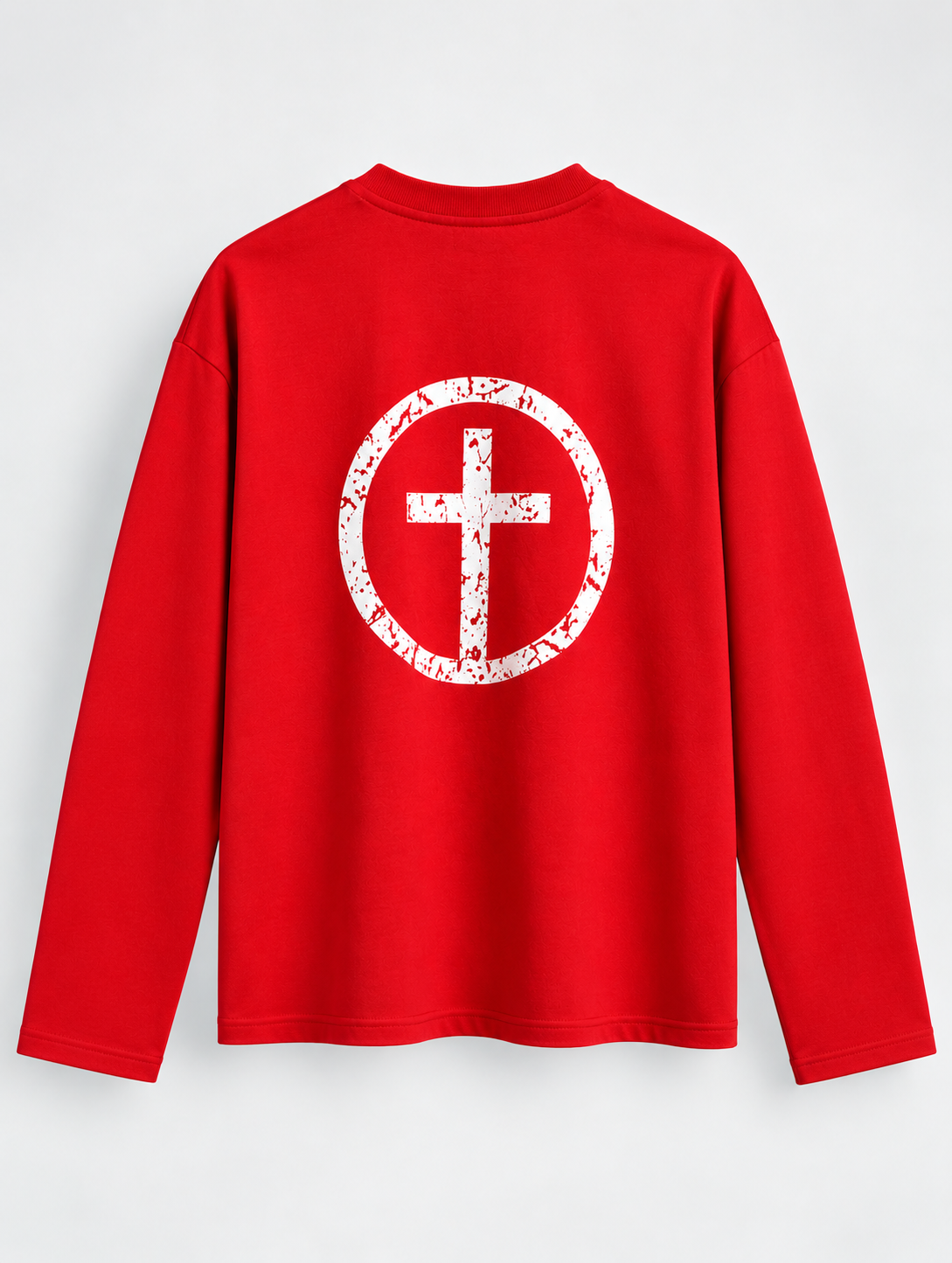 Red Cross Graphic Full-Sleeve T-Shirt – OFFGRIDS