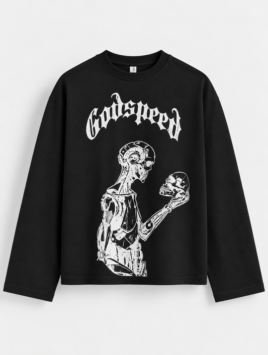 Godspeed Graphic Full-Sleeve T-Shirt – Black | OFFGRIDS