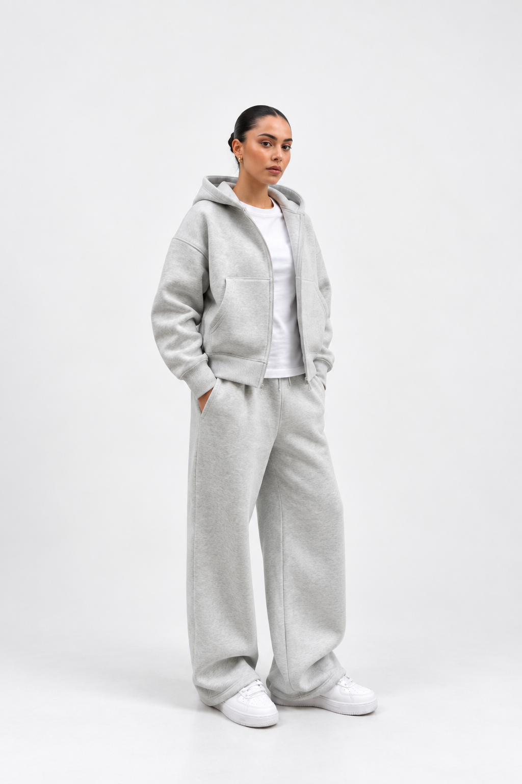 Tech Baggy Tracksuit – Grey
