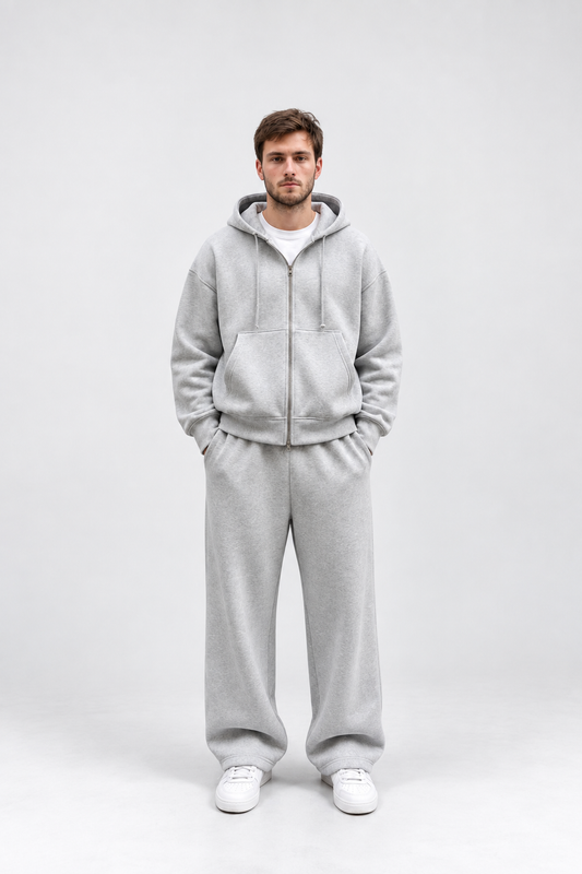 Tech Baggy Tracksuit – Grey