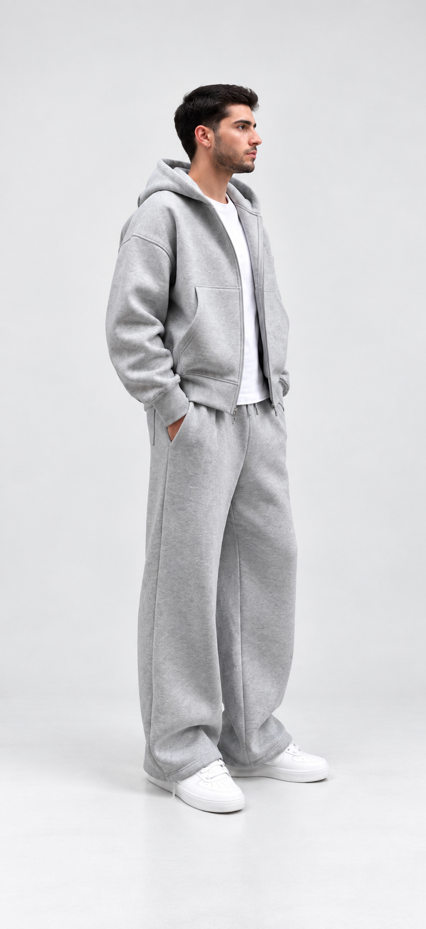 Tech Baggy Tracksuit – Grey