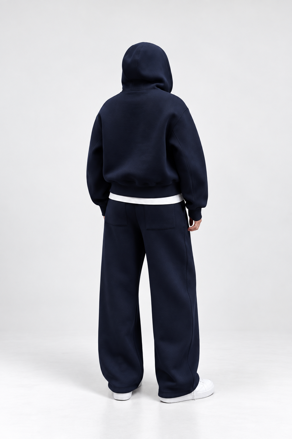 Tech Baggy Tracksuit – Navy Blue