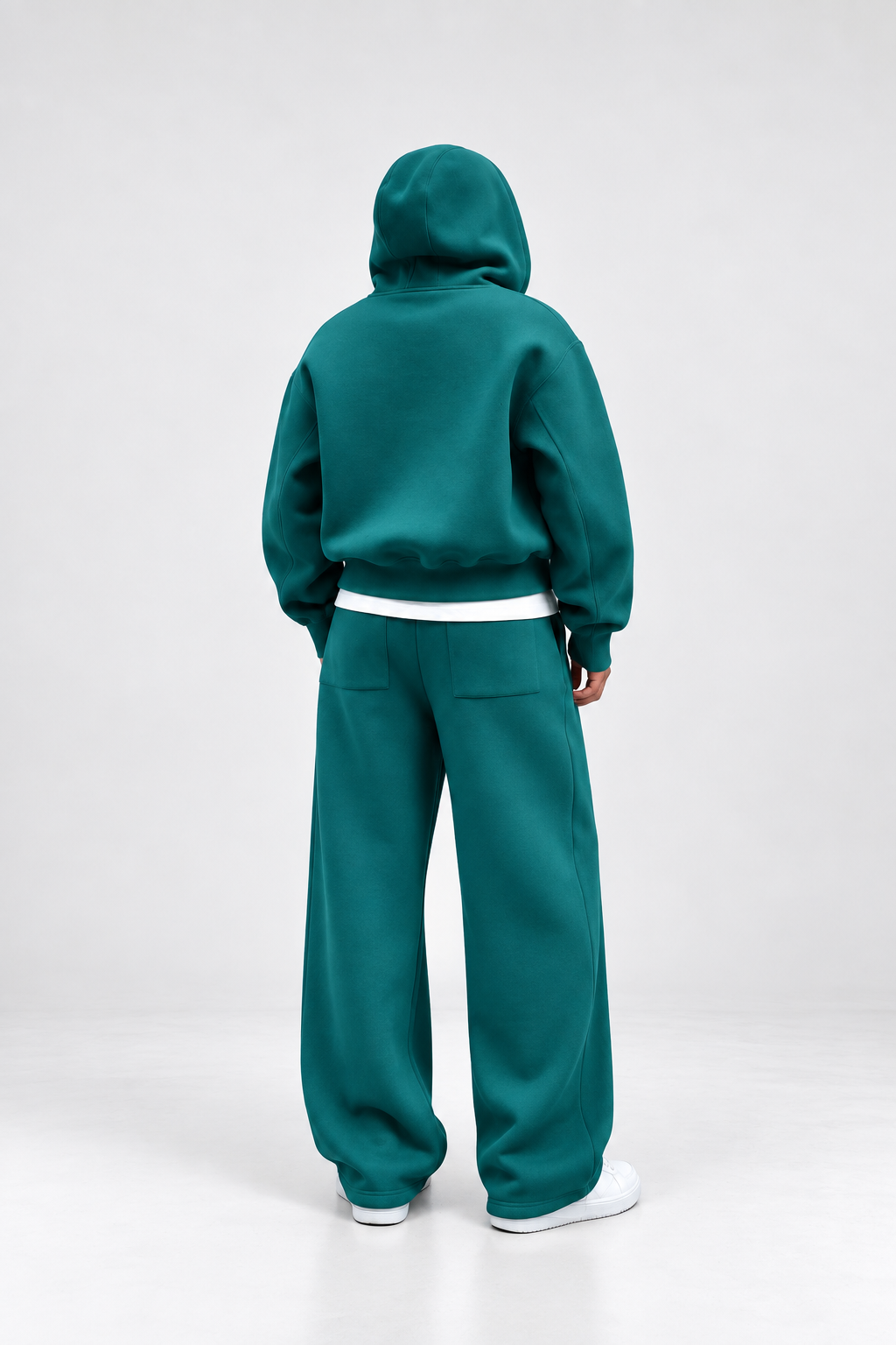 Tech Baggy Tracksuit – Teal Green