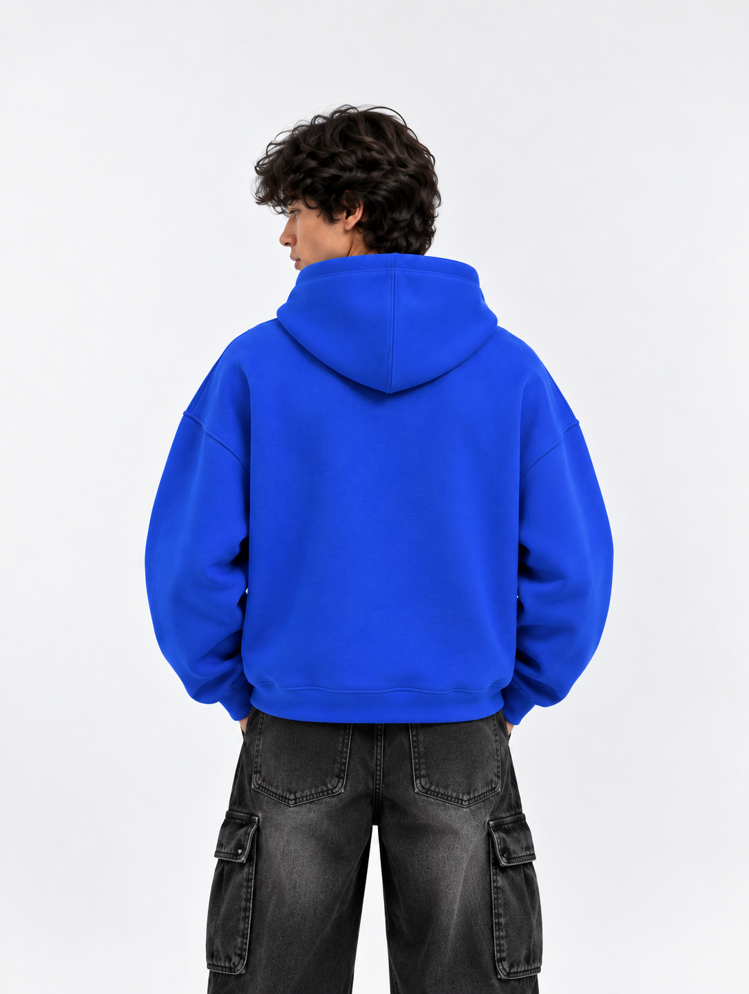 OFFGRIDS Boxy Fit Hoodie (Royal Blue)