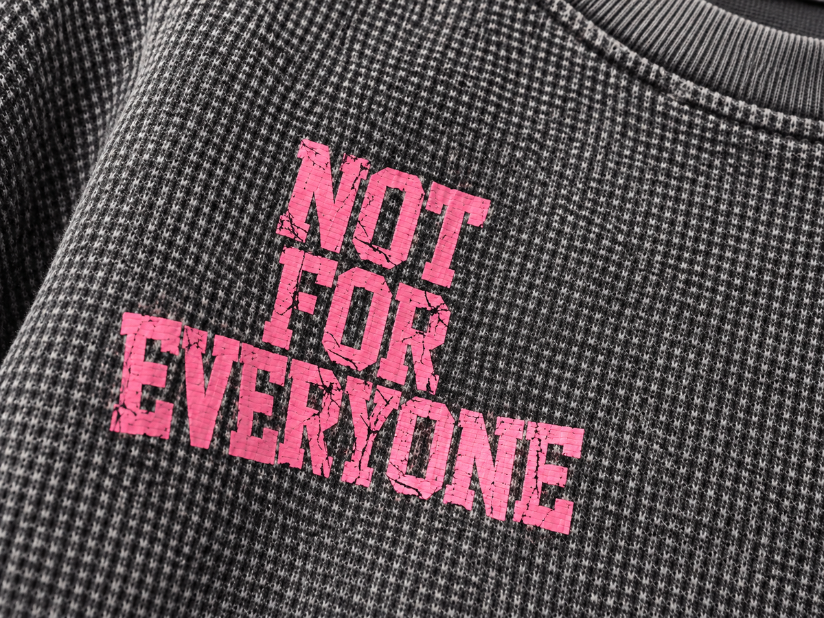 Not For Everyone Waffle