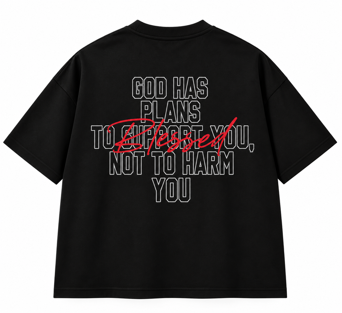 GOD HAS PLANS Boxy T-Shirt