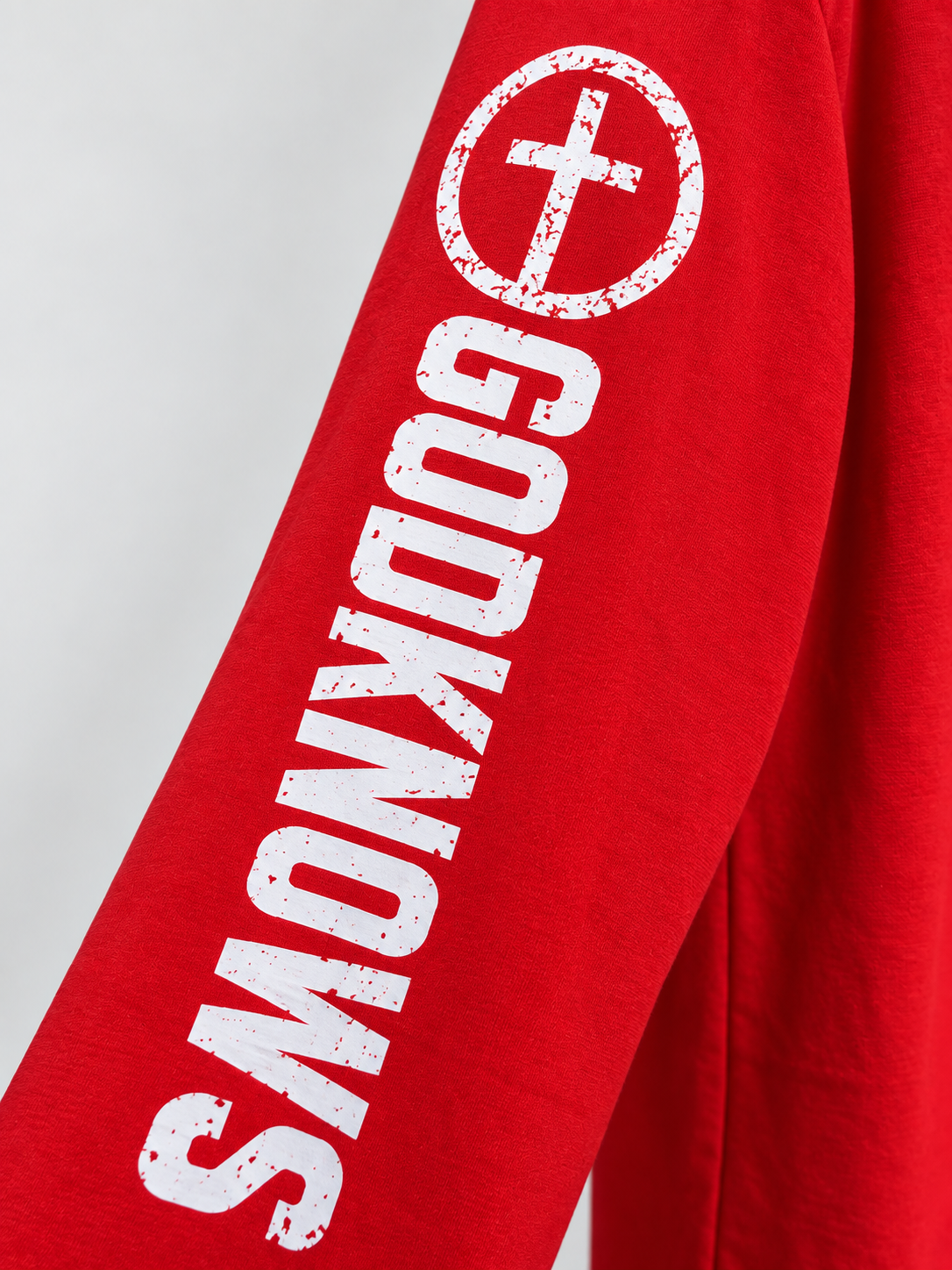 Red Cross Graphic Full-Sleeve T-Shirt – OFFGRIDS