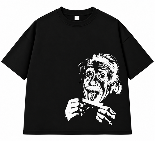Einstein Graphic Boxy T-Shirt