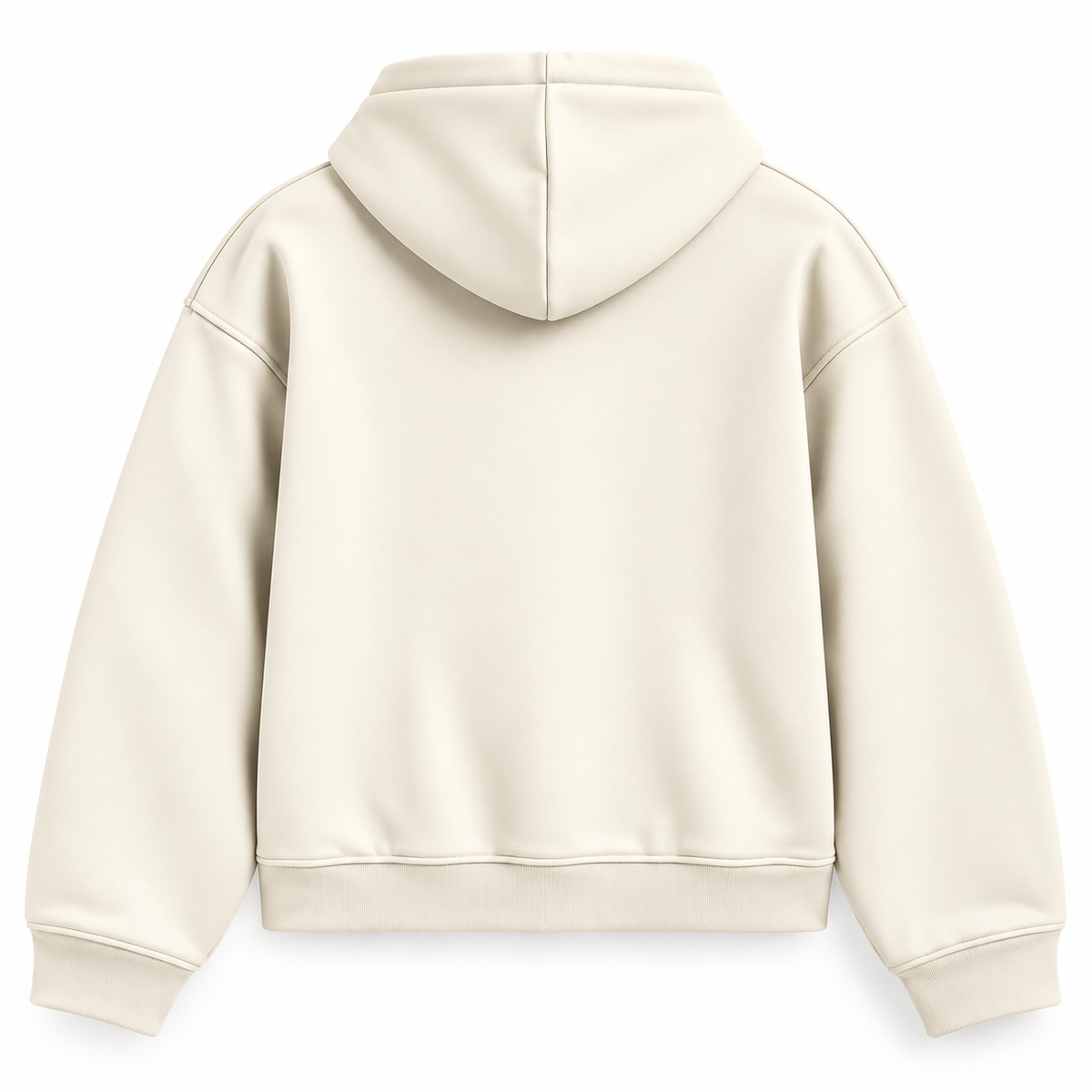 Essential Off-White Double-Zipper Hoodie