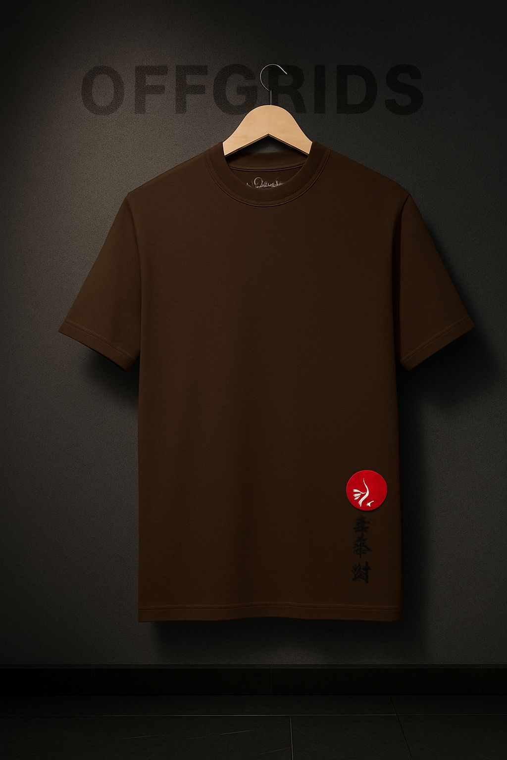 Pegasus Warrior Anime Graphic Tee – Dark Brown