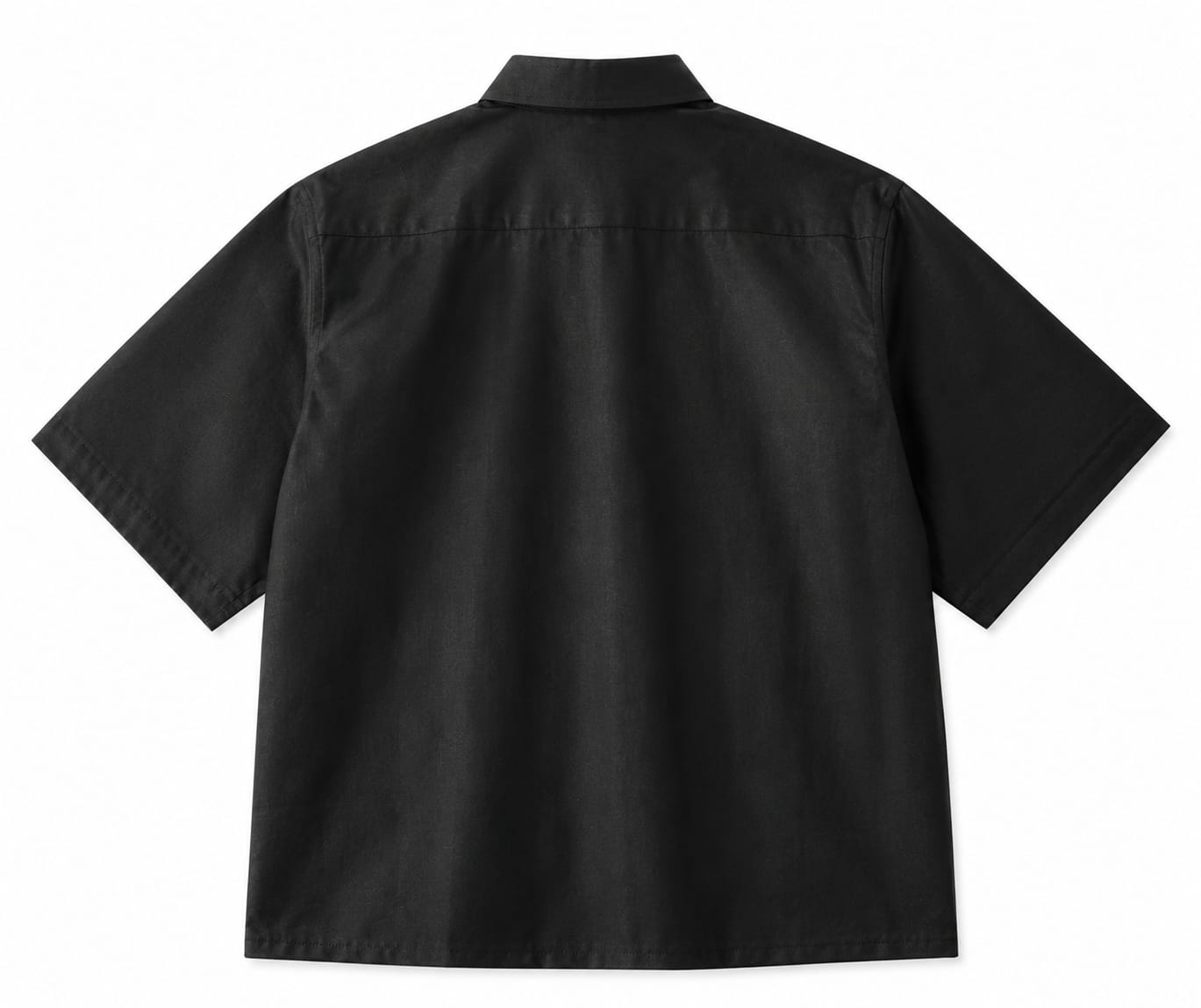 OFFGRIDS BLACK Boxy Shirt | Premium Oversized Unisex Streetwear Shirt