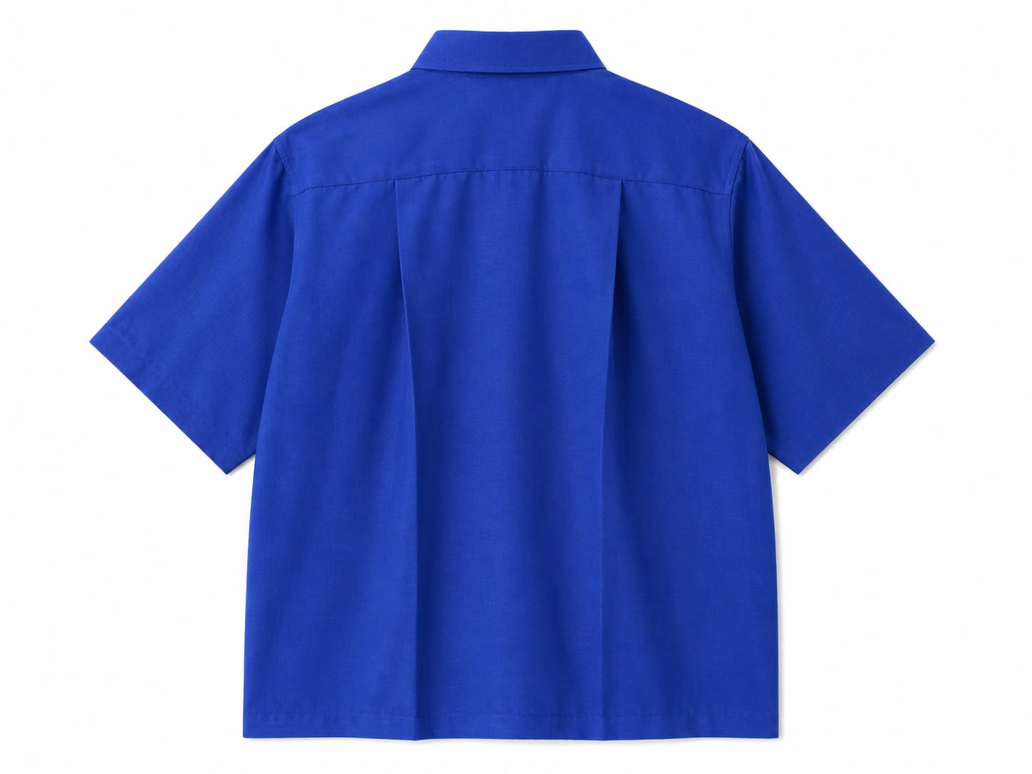 OFFGRIDS Unisex Royal Blue Boxy Shirt | Premium Oversized Half Sleeve Streetwear Shirt