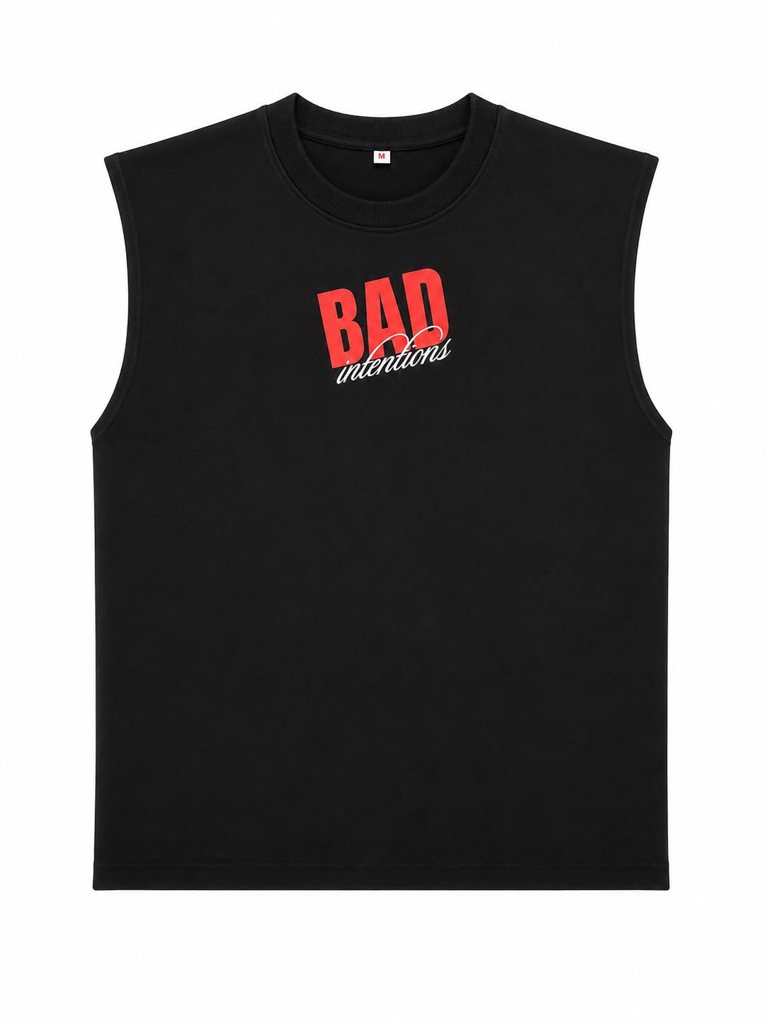 OFFGRIDS Unisex BAD Intentions Oversized Tank Top | Premium Sleeveless Streetwear Tee