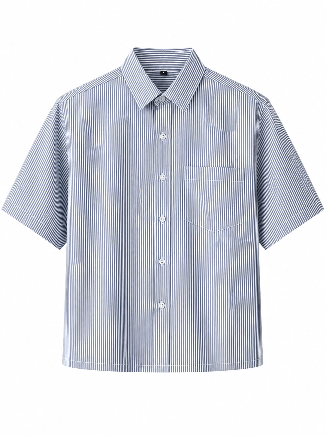 Midnight Stripe Oversized Shirt