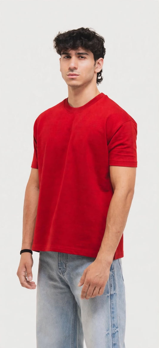 OFFGRIDS Basic Boxy T-Shirt – Red