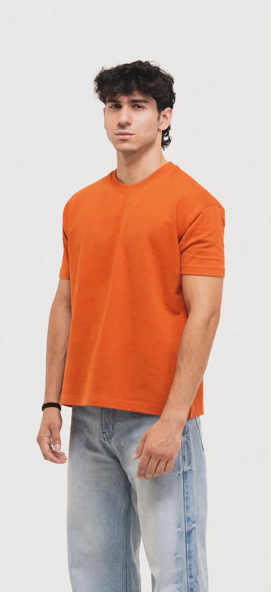 OFFGRIDS Basic Boxy T-Shirt – Orange