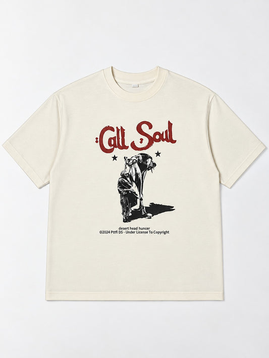 “Call Soul” Graphic T-Shirt – Off White