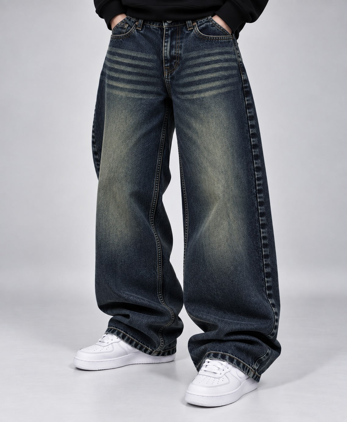 OFFGRIDS Baggy Jeans - Smoky Black
