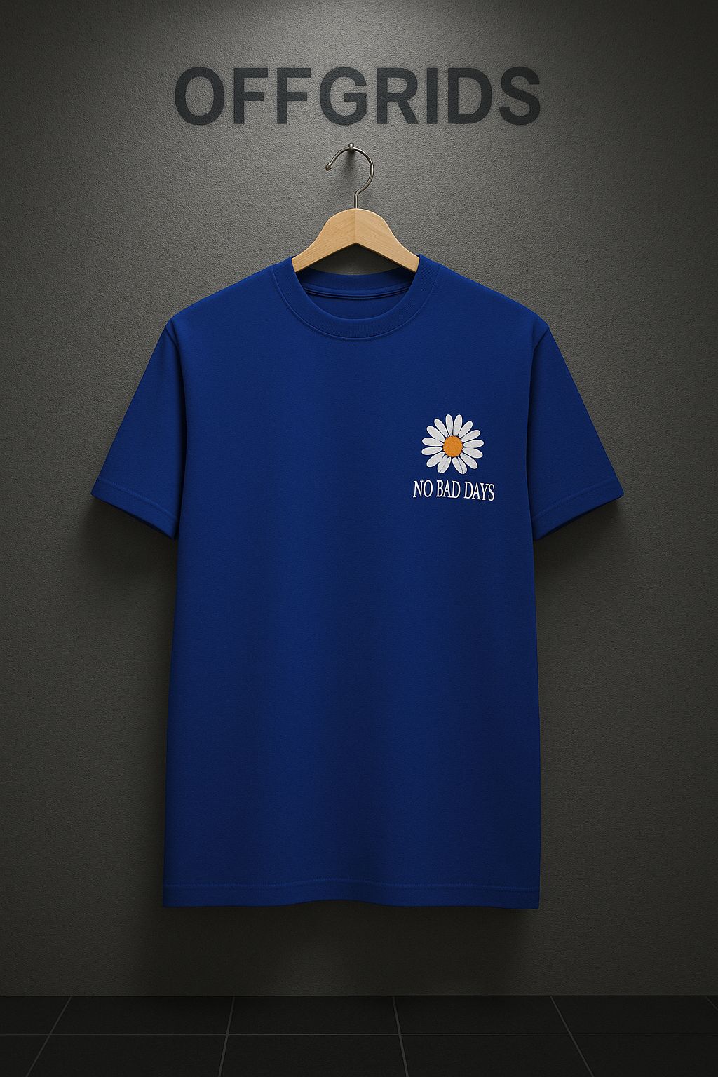 Blue Daisy Flower Tshirt